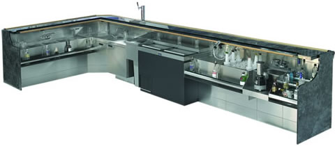 Back Bar Counter Chef Link